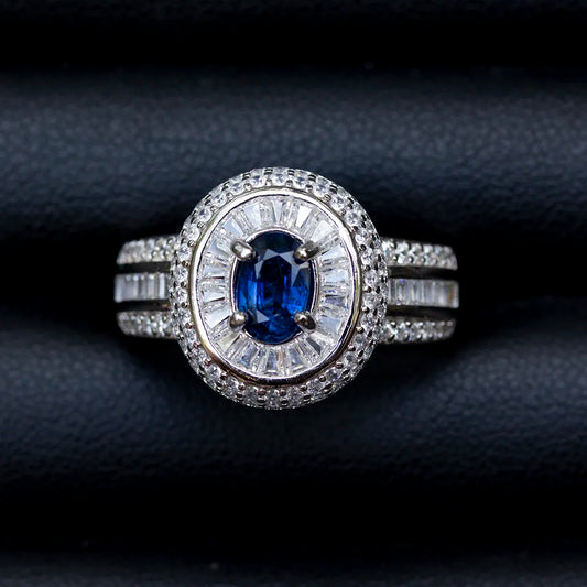 Chanthaburi Blue Gemstone Ring