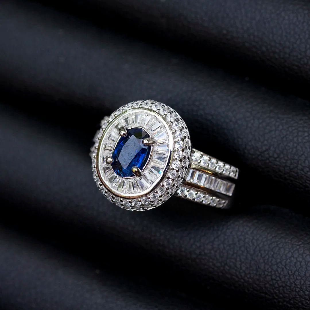 Chanthaburi Blue Gemstone Ring